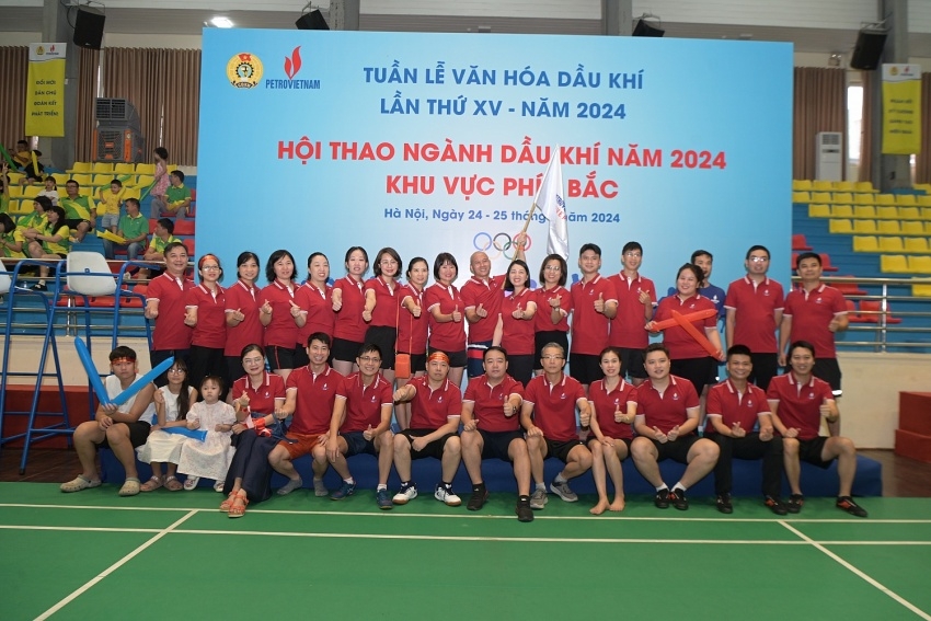 Sôi nổi, hào hứng tại Hội thao ngành Dầu khí khu vực phía Bắc năm 2024