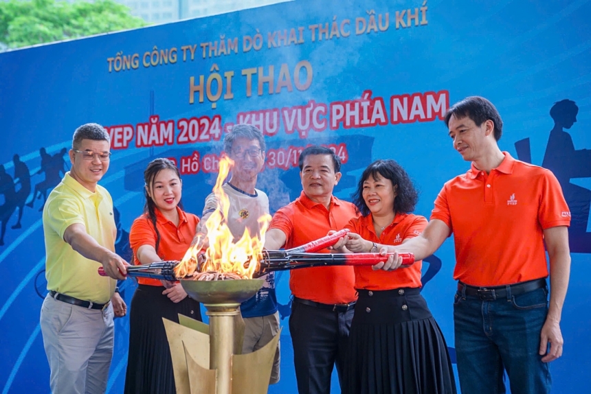 Gần 200 VĐV tham gia thi đấu tại Hội thao PVEP năm 2024 khu vực phía Nam