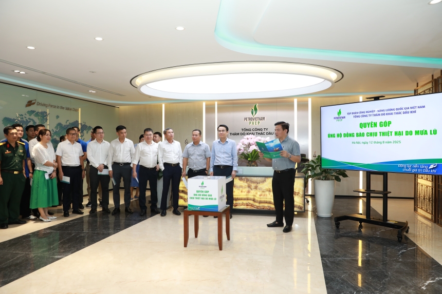PVEP chung tay ủng hộ đồng bào bị thiệt hại do bão số 3