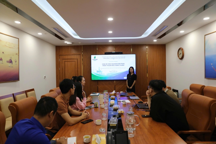 CHƯƠNG TRÌNH ĐÀO TẠO VÀ PHÁT TRIỂN NHÂN VIÊN TÀI NĂNG PVEP Phần 42: Chia sẻ kinh nghiệm đàm phán Thỏa thuận Điều hành chung (JOA) và Thỏa thuận chuyển nhượng Quyền lợi tham gia